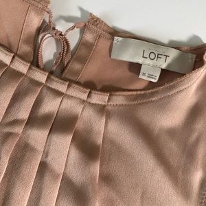 Copper Loft blouse with pleat detail